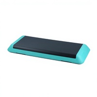 Plataforma de Step Ajustable para Ejercicios Aeróbicos, Superficie Antideslizante Texturizada, Bloques Elevadores de Altura para Entrenamiento Cardiovascular en Casa, Gimnasio y Fitness