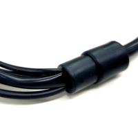 Cable de cámara de domo IP CCTV negro de alto rendimiento de 960mm IP67 conector RJ45 impermeable arnés de cableado de PVC de seguridad de cobre estañado