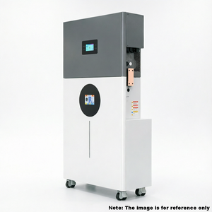 16KW Commercial Energy Storage Cabinet with LiFePO4 Battery, Smart Touchscreen Control & Mobile Wheels for Shop Power Backup - Product Image 4