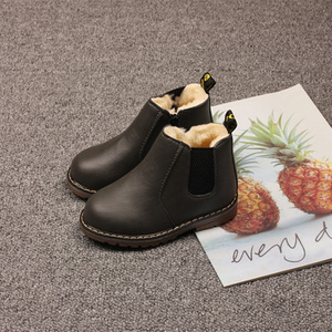 Botas de Felpa Impermeables para Niños, Botas Infantiles de Otoño e Invierno, de Cuero PU y Goma Antideslizante - Product Image 5
