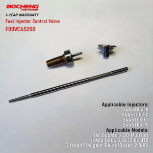 Ensemble de soupapes d'injecteur de carburant F00VC45200 pour 0445110418 0445110520 0445110351 Soupapes d'injection Fiat Iveco Citroën 2.3L 3.0L - Product Image 1
