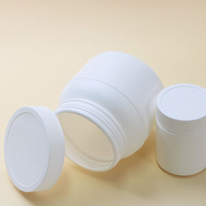 Fabricant Usine Vente 850ml 850cc Pot Rond Blanc Puissance Grand Conteneur en Plastique PE-HD pour Emballage Vide - Product Image 6
