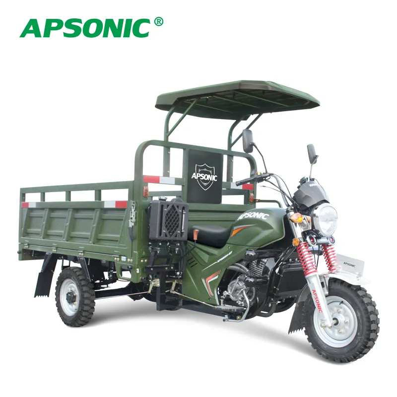 200cc nóng bán giá rẻ 3-bánh Xe ba bánh mạnh mẽ động cơ làm mát bằng nước Trung Quốc giá rẻ ba bánh của apsonic Xe ba bánh cho Châu Phi