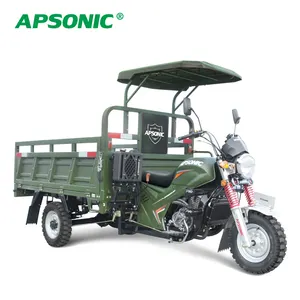 Tricycle Apsonic de Offre Spéciale 200cc à 3 roues bon marché, tricycle chinois refroidi par eau à moteur puissant et bon marché pour l'Afrique
