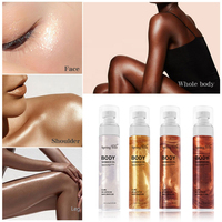 Huile Bronzante Marque Blanche Illuminateur Liquide Éclat Maquillage Huile Scintillante Corps Bio