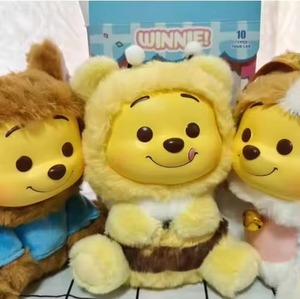 MINISO WINNIEE the POOHH Blind Box Figurine <span class=keywords><strong>en</strong></span> vinyle et peluche à l'échelle 1/6, Pendentif, Série Naughty Party, Boîte mystère, Ensemble complet de 9 pièces, Ornement TSH - Product Image 6