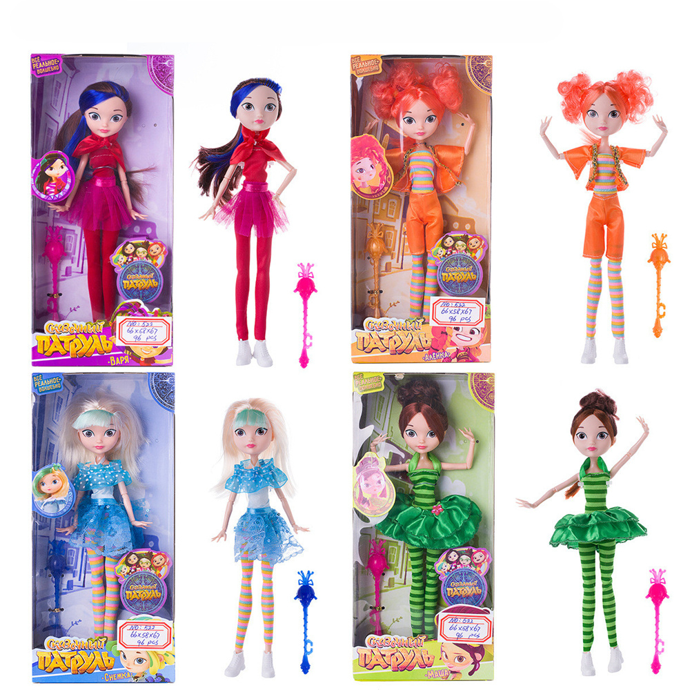 Хит продаж, солнцезащитные очки пластмассы 12 дюймов игрушки куклы-американском стиле модные черные детские куклы для девочек детские игрушки подарок