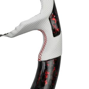 Volante de Cuero con Fibra de Carbono para Modelos BMW G20 G38 128 240 320 525 530 540 640 730 740 <span class=keywords><strong>SUPRA</strong></span> - Product Image 4