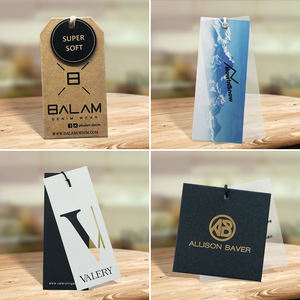 Logotipo personalizado de lujo en relieve ropa reciclada ropa camiseta Jean cuero Swing etiqueta colgante etiqueta adhesiva para ropa - Product Image 6