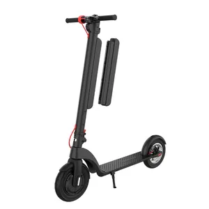 Drop Shipping 10 Inch 350w 500w Motor 60km X8 E Scooter Removable Lithium Battery Electronic Scooter Europe Electric Scooter