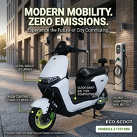 Nouvelle Moto Électrique Puissante, Fournisseur d'Usine, 1500W, Vitesse Rapide 30-50km/h, pour Adultes