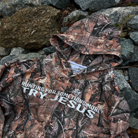 Sudadera con Capucha Personalizada Ecológica con Estampado de Camuflaje 3D, 100% Algodón, Estilo Urbano, Impresión Digital