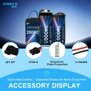 興托リチウムUAVバッテリー 6s 22.2v 22000mah 30000mah リポバッテリー <span class=keywords><strong>3</strong></span>.7v 32ah マルチロータードローン用バッテリー（ヘキサコプター/オクトコプター） - Product Image 2