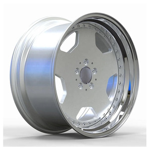 Rines de Aleación Cromados Plateados ML para Autos de Pasajeros, 5x112 5x120, 5 Birlos, para Mercedes-Benz Clase C, E, S, GLC, GLE, AMG, de Lujo - Product Image 4