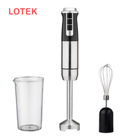 Mixeur Plongeant Multifonctionnel Robuste à Vitesse Variable avec Bouton Poussoir pour Smoothies et Usage Domestique de Bonne Qualité