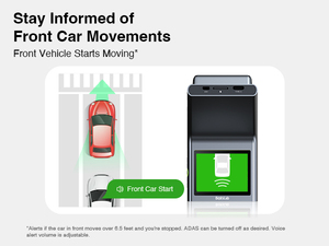 Caméra embarquée Botslab 3K à double objectif 160° °   Vision nocturne grand angle avec IA, Wi-Fi et capteur G pour utilisation en intérieur de voiture - Product Image 5