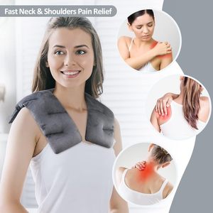 Pakcare OEM Flaxseed Weighted Microwave Moist <strong>Heating</strong> Pad Hot Pack for Neck Shoulders Back Pain Relief <strong>Heat</strong> <strong>Wrap</strong> (Customizable) - Product Image 2