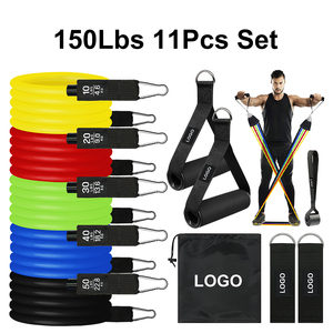 Multi Style TPE Elastic Pull Rope Resistance <b>Band</b> Tubes Fitness Set Home Gym Strength Training Full Body <b>Workout</b> Customizable - Product Image 1