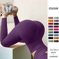 Leggings de yoga et de barre pour femme, à taille sculptante froncée, adaptatifs, infrarouges, pour l'entraînement et le sport