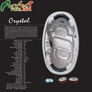 2人用ホットタブ、マッサージ機能付き、屋外/屋内スパ、CE認証取得、大特価販売中 - Product Image 5