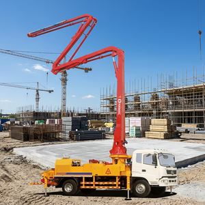 Pompe à béton d'occasion HMC5029 de 29 mètres à flèche de placement, alimentation électrique/diesel 147 kW, pour les industries de la construction - Vente chaude - Product Image 2