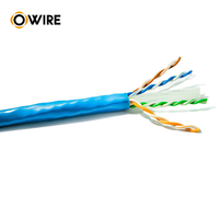 Câble LAN intérieur haute vitesse OWIRE CAT 6, cuivre sans oxygène, gaine PVC/LSZH, compatible avec les flux de travail de montage vidéo, CE/ROHS//CPR