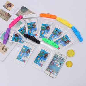 Funda impermeable para teléfono con pantalla táctil, para natación, rafting, buceo, actividades al aire libre, color aleatorio, PVC ecológico - Product Image 1