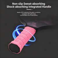 Pala de Pickleball USAPA Estándar de Nylon sin Bordes, Elección del Atleta, Mango Alargado, Impresión UV, 220g, 40 Agujeros, Logotipo Personalizado, Portátil