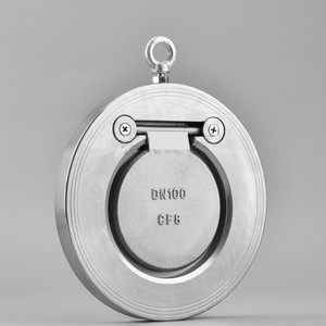 Thép đúc thép không gỉ Đĩa đơn Wafer loại <span class=keywords><strong>Swing</strong></span> kiểm tra van đôi đĩa không trở lại van mùa xuân kiểm tra van - Product Image 2
