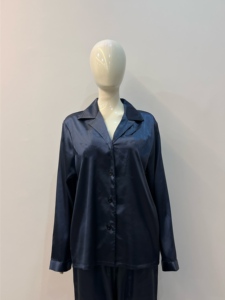 Conjunto de Pijama de Verano para Mujer, Pijama con Botones, Ropa de Dormir, Conjuntos de Pijama de Lujo para Mujer, <span class=keywords><strong>Pijamas</strong></span> Personalizadas para Mujer, <span class=keywords><strong>Pijamas</strong></span> de Talla Grande para Mujer - Product Image 4