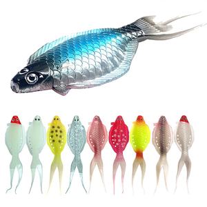 Señuelo de 12,8 cm/7,6G, cebo de pescado simulado para pesca de anguila <span class=keywords><strong>y</strong></span> <span class=keywords><strong>espada</strong></span>, señuelo suave - Product Image 1