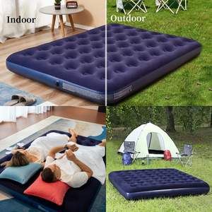 Kasur udara tiup portabel berkemah gaya Modern, 1 orang tempat tidur tiup kamar tidur luar ruangan penggunaan furnitur terbaik - Product Image 2