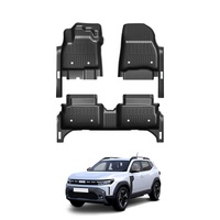 Tapis de sol en TPE 5D, couverture complète avec seuil de porte latérale, tapis TXR, accessoires d'intérieur automobile pour Dacia Duster 2023-, vente en gros