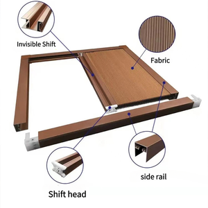 סקיילייט סלולרי גוונים אלחוטיים האפלה חלונות גג לחדר הבית כהה תריסי חלת דבש לדלתות - Product Image 5