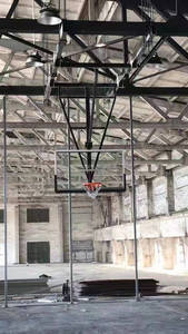Commercio all'ingrosso elettrico <span class=keywords><strong>pieghevole</strong></span> manuale da soffitto montato basket piano piano di sostegno da tetto montato <span class=keywords><strong>canestro</strong></span> da basket - Product Image 4