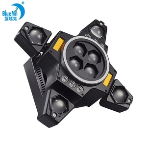 2025 New bluemoon LED bốn cánh tay Cyclone 6 trong <span class=keywords><strong>1</strong></span> chùm ma thuật ánh sáng laser thanh Disco câu lạc bộ đêm sân khấu KTV Strobe ánh sáng - Product Image 2