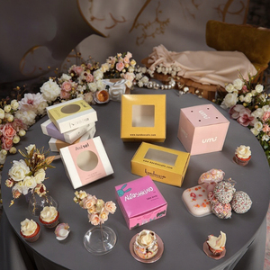 Caja <span class=keywords><strong>de</strong></span> embalaje <span class=keywords><strong>de</strong></span> papel Kraft <span class=keywords><strong>de</strong></span> lujo ecológica personalizada para dulces, pasteles, galletas, dulces, Cajas <span class=keywords><strong>de</strong></span> Regalo <span class=keywords><strong>de</strong></span> comida al por mayor, logotipos personalizados - Product Image 2