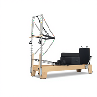 Reformer Pilates Demi-Tourneuse en Érable Massif de Qualité Supérieure, Équipement de Fitness Professionnel Haut de Gamme pour Studio de Pilates, Logo Personnalisé