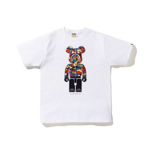 Nouveau t-shirt camouflage imprimé en pur coton tendance pour hommes et femmes, coupe ample à manches courtes et col rond APE. - Product Image 2