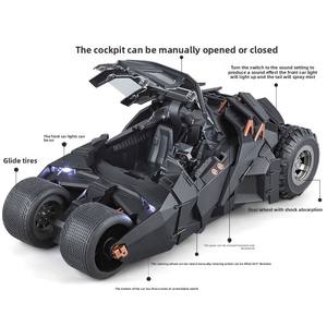 1:<span class=keywords><strong>18</strong></span> sous licence officielle Bat Man Tumbler Dark Knight Trilogy Diecast Model Metal Alloy Spray Light Sound Open Cockpit Maternity - Product Image 5