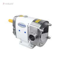 DONJOY sanitaire 316L pompes de transfert haute viscosité liquide électrique pompe à lobes rotatifs