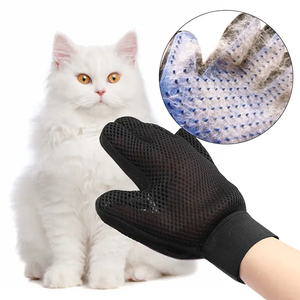 Guantes de aseo para mascotas, cepillo de baño para mascotas, Material TPR para perros, productos de limpieza y aseo para mascotas, limpieza de pelo para gatos - Product Image 2