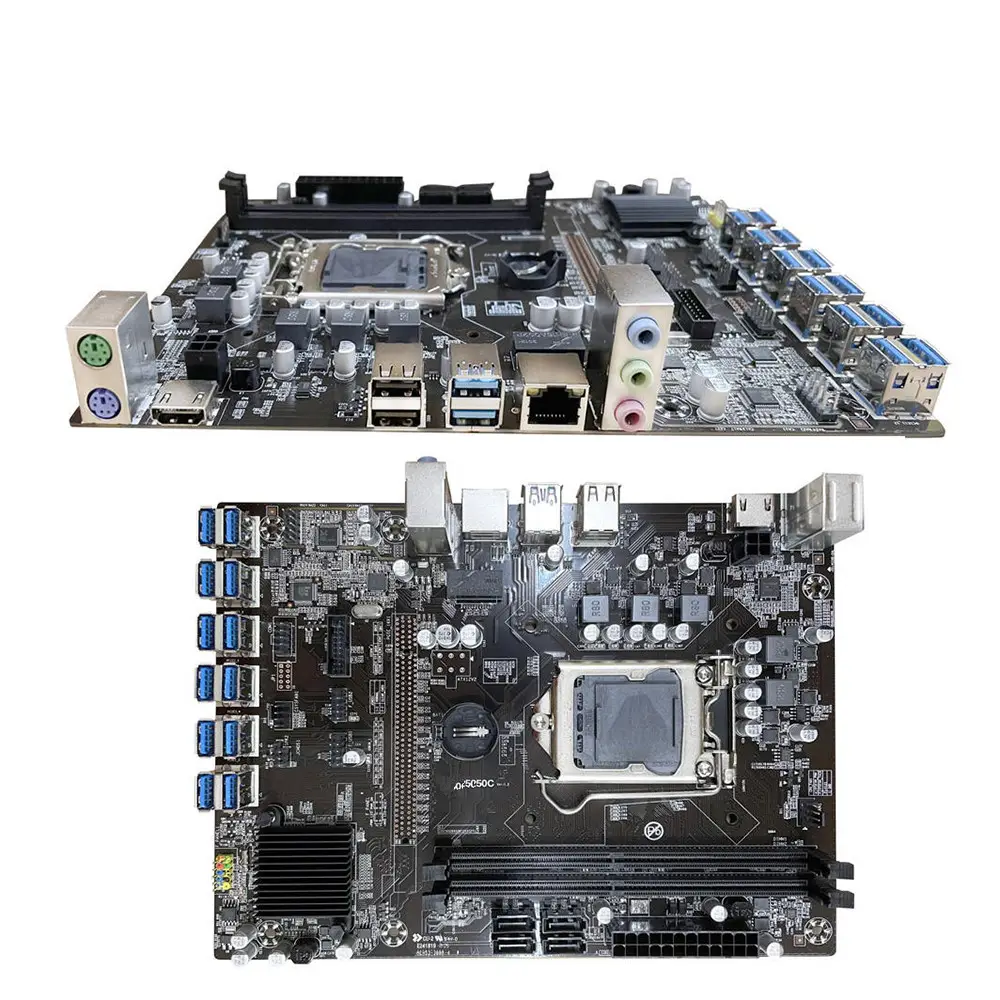 B250C Motherboard USB3.0 12 GPU-Steckplatz LGA1151 Unterstützung DDR4 DIMM RAM b250 Motherboard