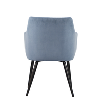 Chaise de salle à manger au design moderne et écologique, structure métallique, chaise de loisirs en velours, mobilier pour la maison, chambre, bureau à domicile, salon