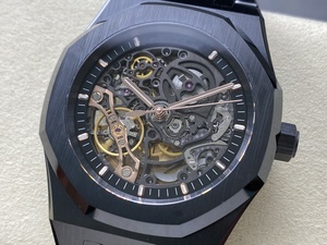 Reloj Mecánico de Lujo para Buceo, Resistente al Agua, de la Mejor Calidad, 41 mm, Fábrica THB, Movimiento 3132, 15416, Esqueleto de Cerámica Negra - Product Image 3