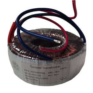 Biến áp hình xuyến tùy chỉnh <span class=keywords><strong>800VA</strong></span> kích thước tiêu chuẩn 0-230V 11v2a 10v0.5a 15-0-15v 2.5A biến áp tần số thấp - Product Image 5