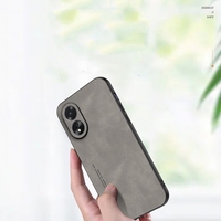 Coque de téléphone de protection de caméra arrière rigide à bordure souple en TPU pour OPPO K11X/Find X6 Pro/A38 4G couverture mobile en cuir anti-rayures
