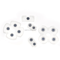 Tampon en Silicone conducteur pour PS4 contrôleur de jeu JDS-050 clavier boutons en caoutchouc conducteur clavier souple clavier bouton étui claviers