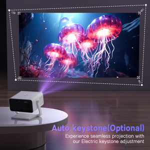 โปรเจคเตอร์วิดีโอ C30 Pro Led สำหรับธุรกิจ 4K Android Smart ใหม่ พร้อม USB Wifi รองรับโทรศัพท์ ทีวีสติ๊ก 4K Android Tv โฮมซีเนม่า โปรเจคเตอร์ภาพยนตร์ 3 มิติ - Product Image 3