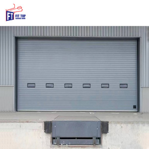 <span class=keywords><strong>Porte</strong></span> de <span class=keywords><strong>garage</strong></span> coupe-vent industrielle <span class=keywords><strong>Porte</strong></span> d'entrepôt à levage vertical pour utilisation en usine - Product Image 2